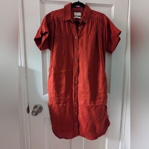 JCrew Women's Linen Shirt Dress